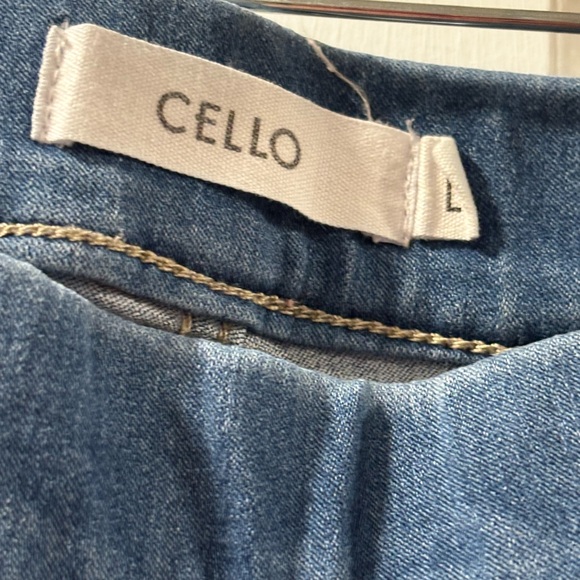 Cello Blue Flare Wide Leg Jeans - Picture 2 of 5